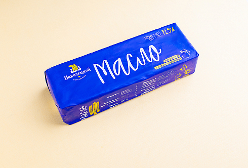 Масло сладко-сливочное м.д.ж. 72,5% пачка 500 гр.